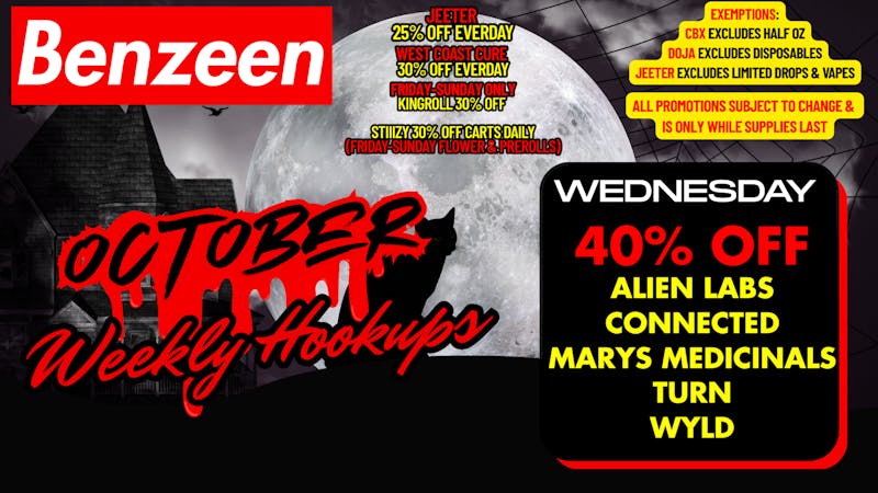 Benzeen La Brea 40% OFF ALIEN LABS, TURN, WYLD, CONNECTED, MARYS