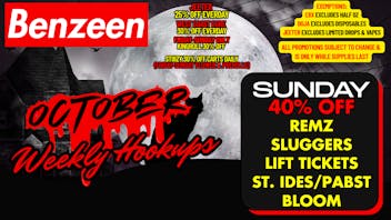 Benzeen La Brea 40% OFF REMZ, SLUGGERS, LIFT TICKET, BLOOM,ST.IDES