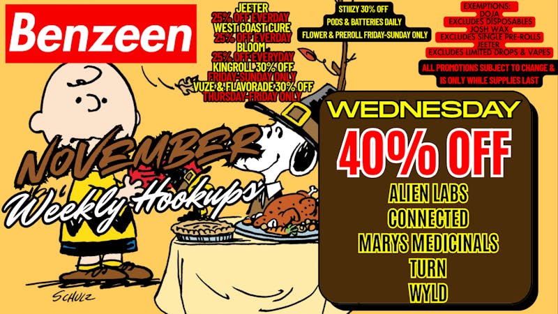 Benzeen La Brea 40% OFF ALL ALIEN LABS/MARYS MEDICINALS/ TURN/WYLD