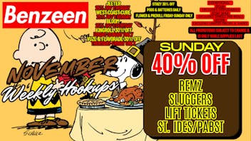 Benzeen La Brea 40% OFF REMZ/SLUGGERS/LIFT TICKETS/ST.IDES/PABST