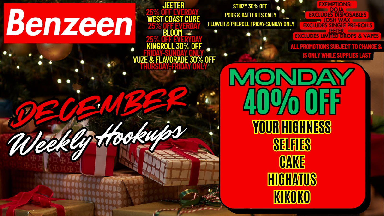 Benzeen La Brea 40% OFF SELFIES, CAKE, HIGHATUS, KIKOKO