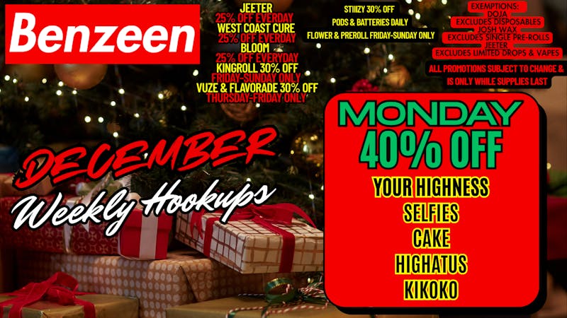 Benzeen La Brea 40% OFF SELFIES, CAKE, HIGHATUS, KIKOKO