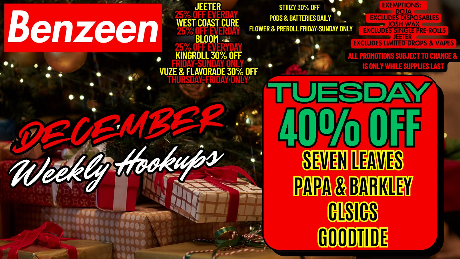 Benzeen La Brea 40% OFF SEVEN LEAVES, CLSICS, GOODTIDE, PAPA & B.