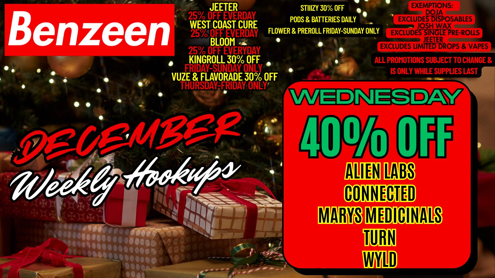 Benzeen La Brea 40% OFF ALL ALIEN LABS/MARYS MEDICINALS/ TURN/WYLD