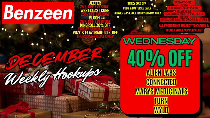 Benzeen La Brea 40% OFF ALL ALIEN LABS/MARYS MEDICINALS/ TURN/WYLD