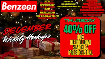 Benzeen La Brea 40% OFF CBX/PRESIDENTIAL/HEIRBLOOM/SMOKIEZ