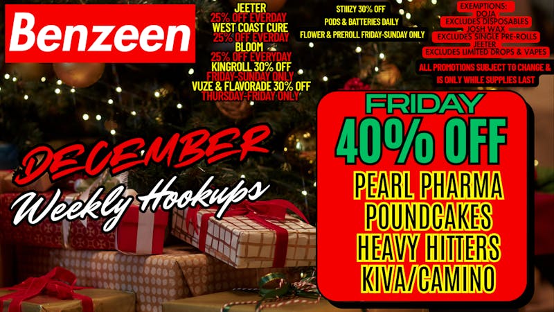 Benzeen La Brea 40% OFF PEARL PHARMA/POUNDCAKES/HEAVY HITTERS/KIVA
