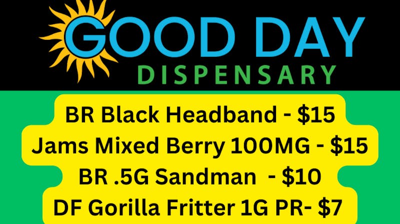 Good Day Dispensary BR Black Label Headband