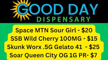 Good Day Dispensary Space MTN Sour Girl