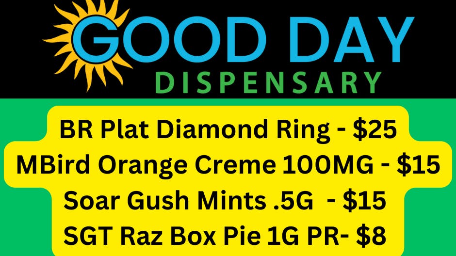 Good Day Dispensary BR Platinum Diamond Ring