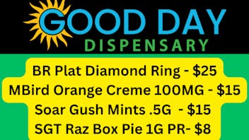 Good Day Dispensary BR Platinum Diamond Ring