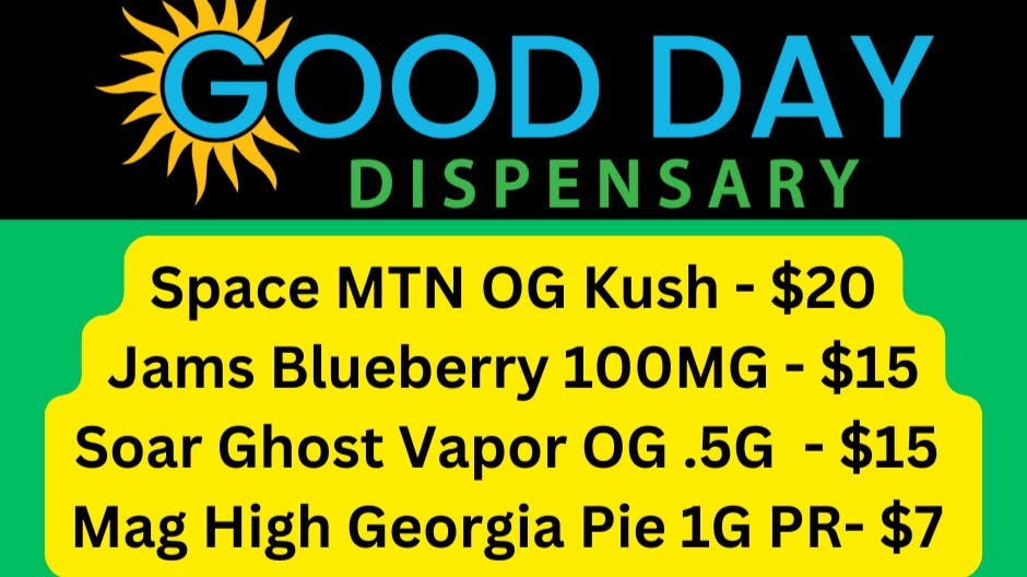 Good Day Dispensary Space MTN OG Kush
