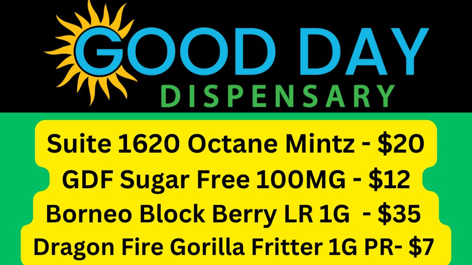 Good Day Dispensary Suite 1620 Octane Mintz