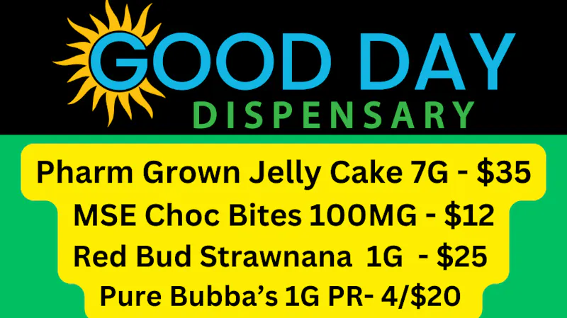 Good Day Dispensary Pharm Grown Jelly Cake 7G - $35