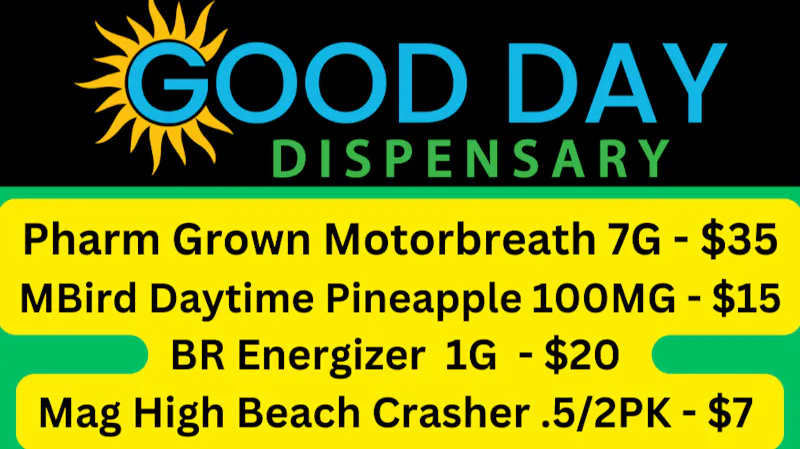 Good Day Dispensary Pharm Grown Motorbreath 7G - $35