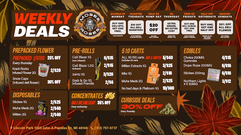 Moses Roses 🔥 Weekly Deals You Can’t Miss at Moses Roses! 🍁