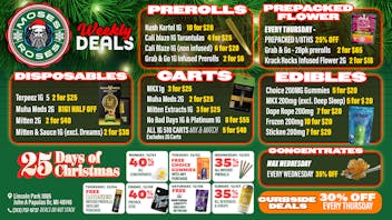 Moses Roses Moses Roses Weekly Holiday Deals Are Here Now 🎄🔥