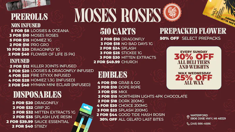 Moses Roses Moses Roses Waterford Deals: Fresh Savings Today!