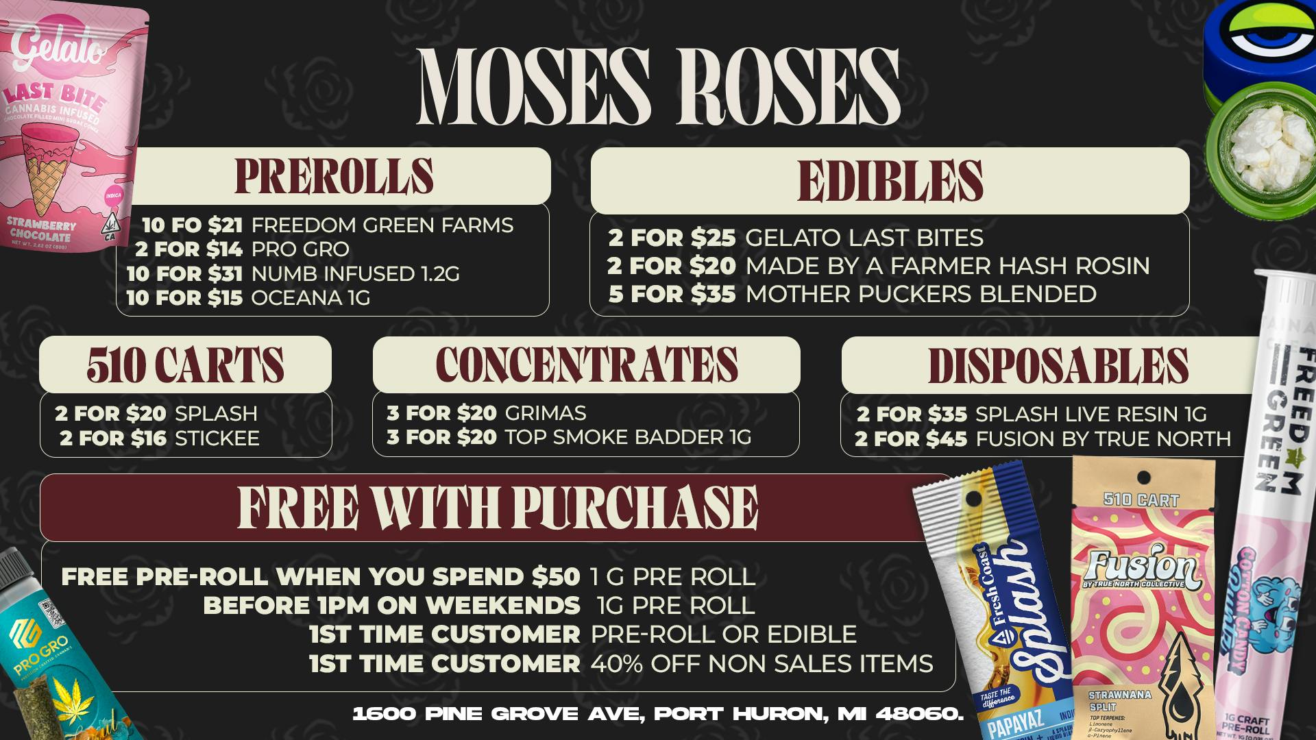 Moses Roses Port Huron Moses Roses Port Huron Deals: Fresh Value All Week