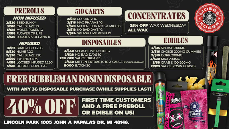 Moses Roses Moses Roses Lincoln Park Deals: 40% Off & More Now