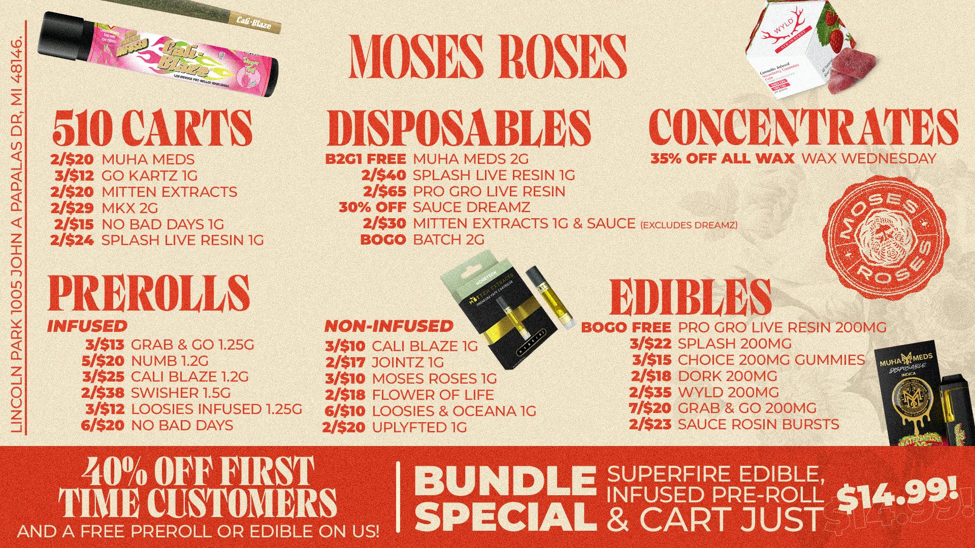 Moses Roses Moses Roses Lincoln Park Deals: 40% Off & Bundles!