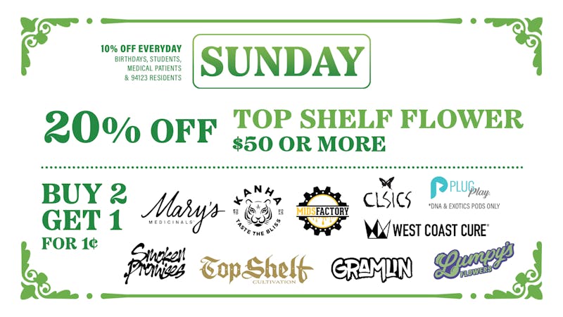 Marina Greens SUNDAY B2G1 DEALS!!
