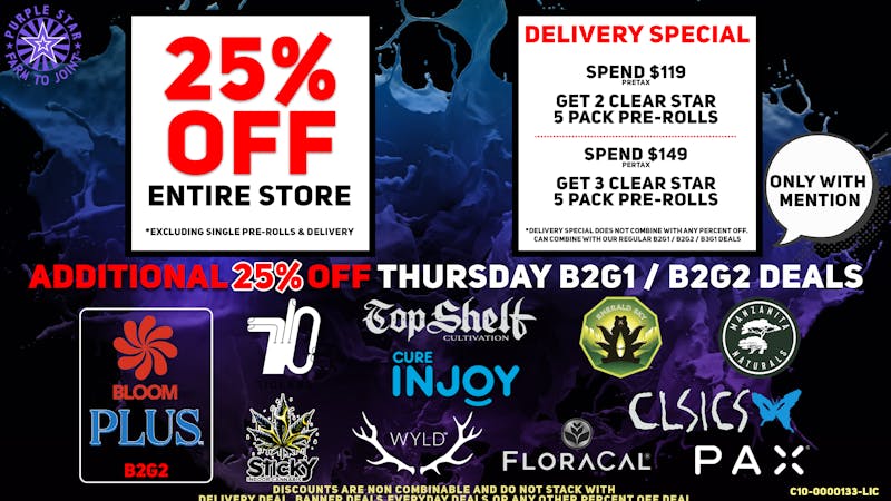 Purple Star MD Purple Star's Q3 Thursday Deals