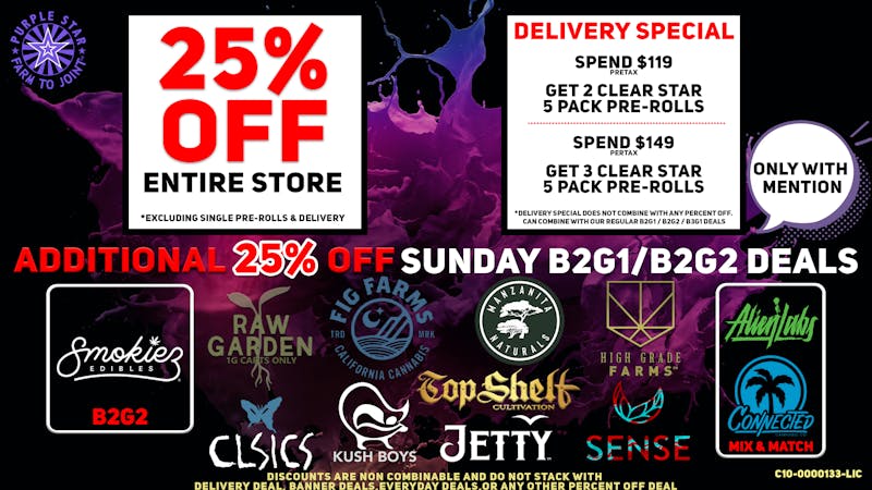 Purple Star MD Purple Star's Q3 Sunday Deals