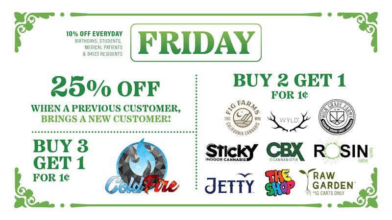 Marina Greens FRIDAY Q4 DEALS!!