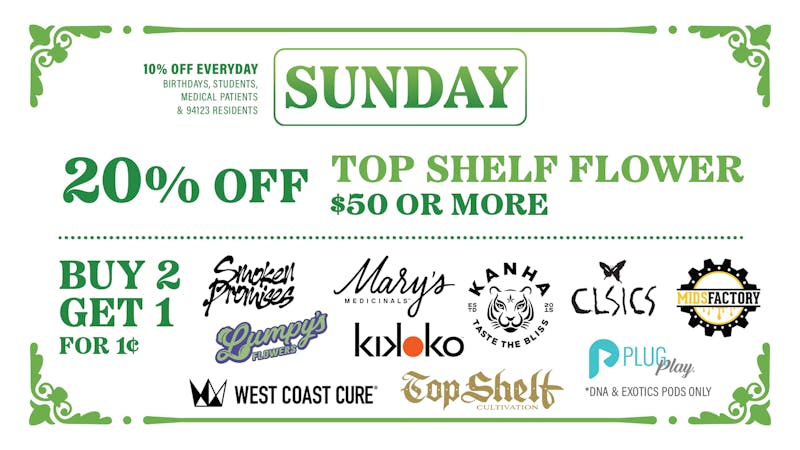 Marina Greens SUNDAY Q4 DEALS!!