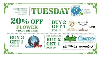 Marina Greens TUESDAY Q4 DEALS!!