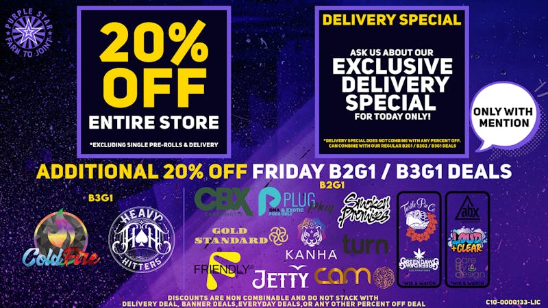 Purple Star MD Friday Deals Q4