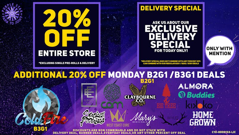Purple Star MD Monday Deals Q4