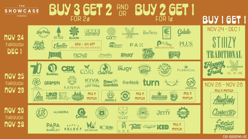 Showcase Delivery Q4 Monday Deals