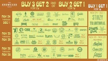 Showcase Delivery Q4 Wednesday Deals