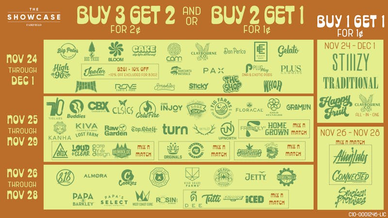 Showcase Delivery Q4 Wednesday Deals