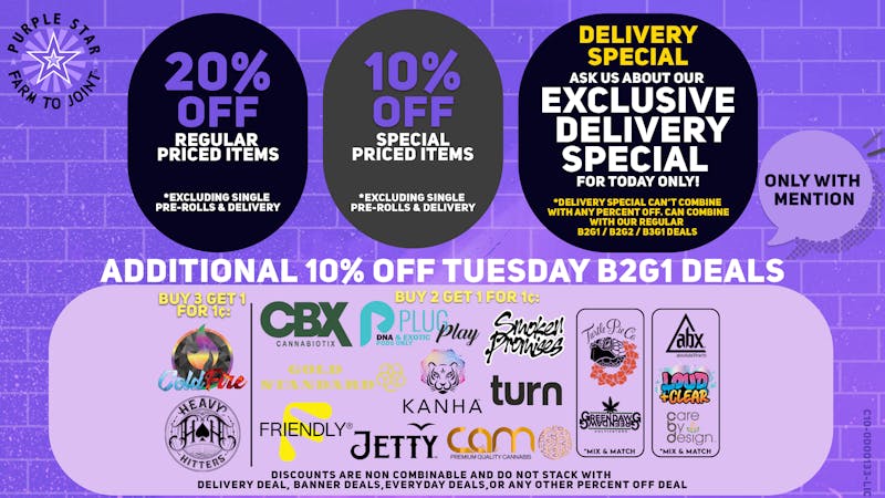 Purple Star MD Friday Deals Q4