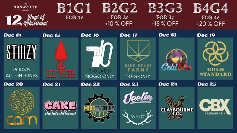 Showcase Delivery Q4 Monday Deals