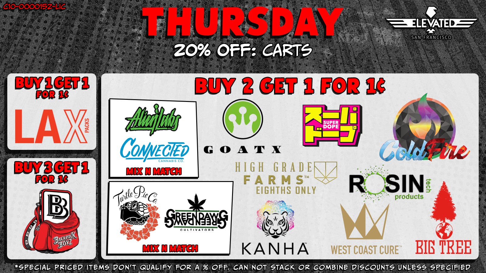 Elevated San Francisco ESF Thursday Deals Q1 2026