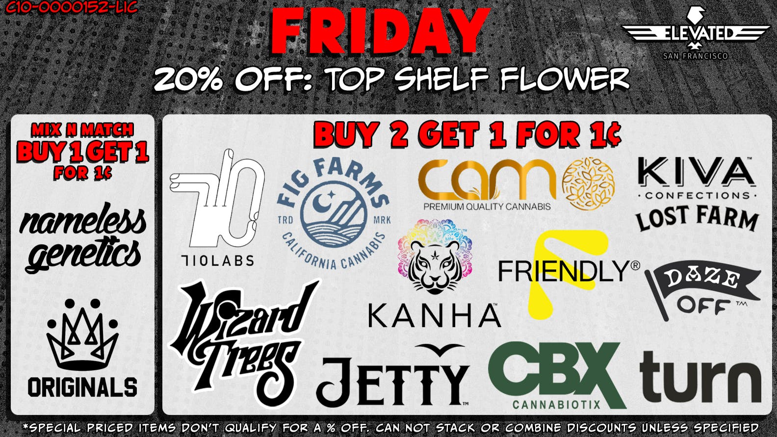 Elevated San Francisco ESF Friday Deals Q1 2026