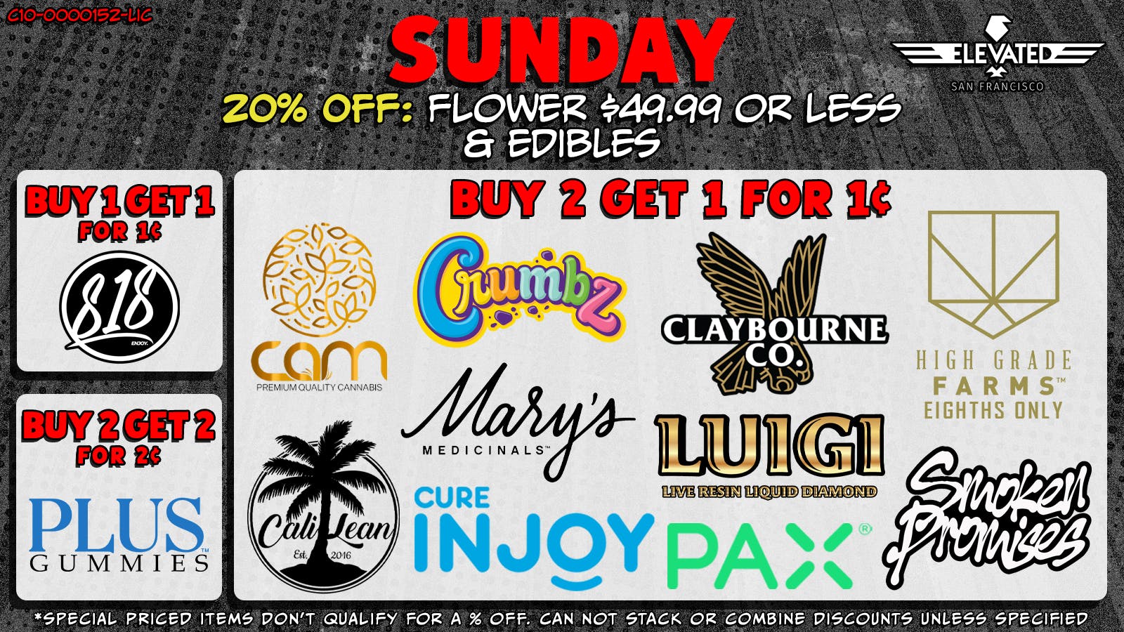 Elevated San Francisco ESF Sunday Deals Q1 2026