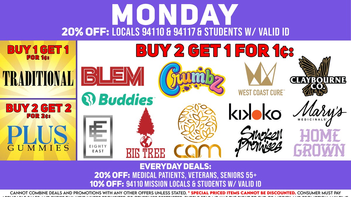 Purple Star MD Monday Deals Q1 2026