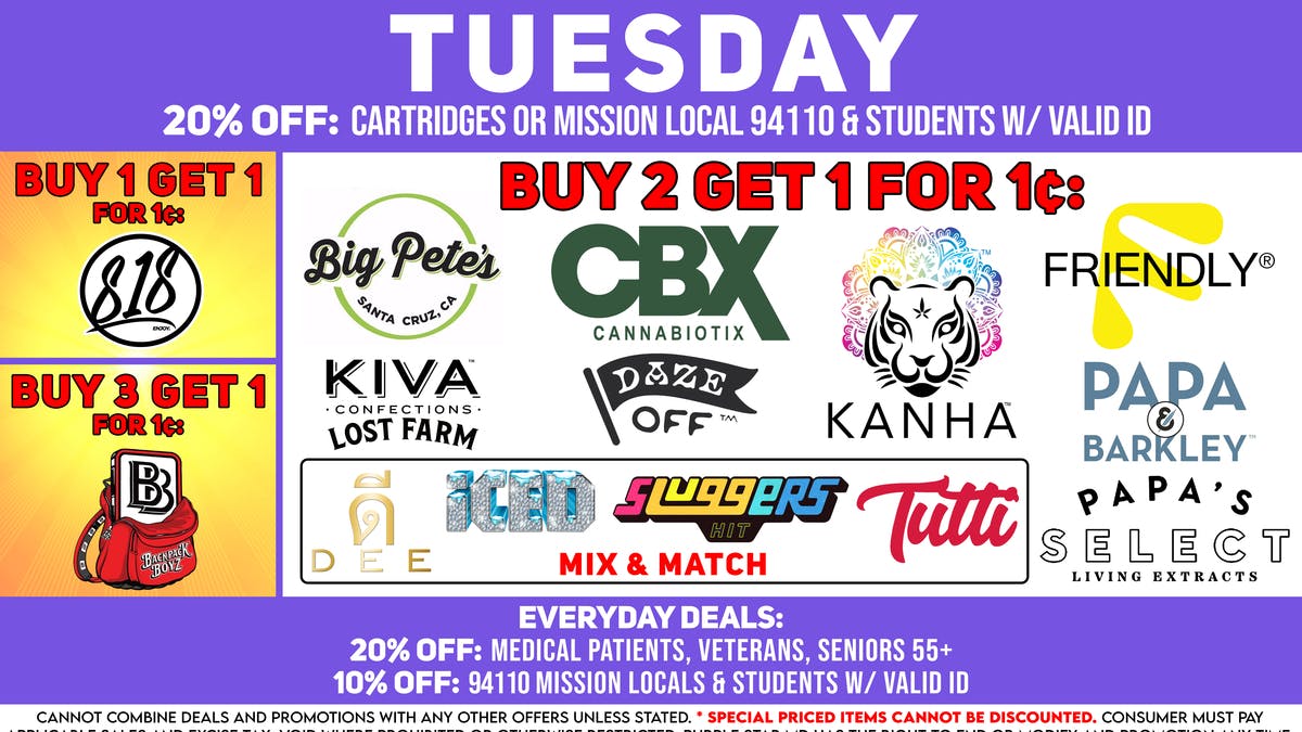 Purple Star MD Tuesday Deals Q1 2026