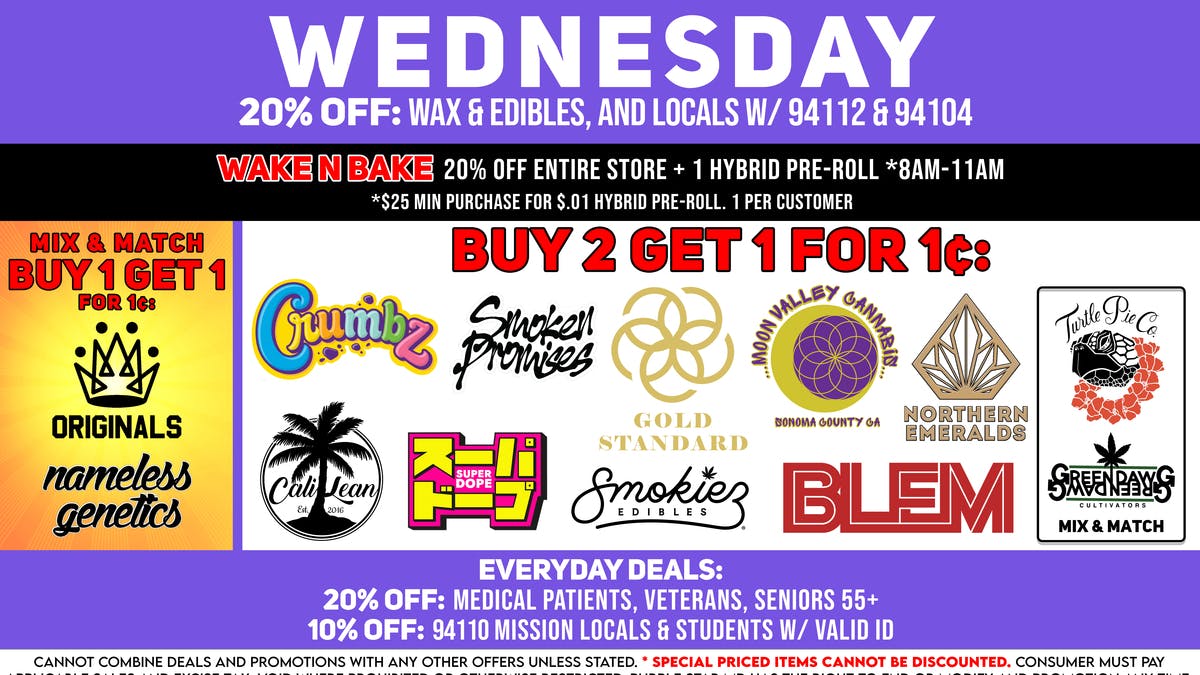 Purple Star MD Wednesday Deals Q1 2026