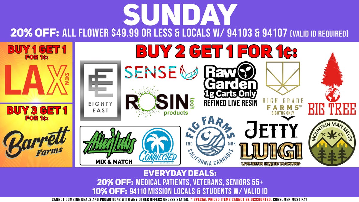 Purple Star MD Sunday Deals Q1 2026