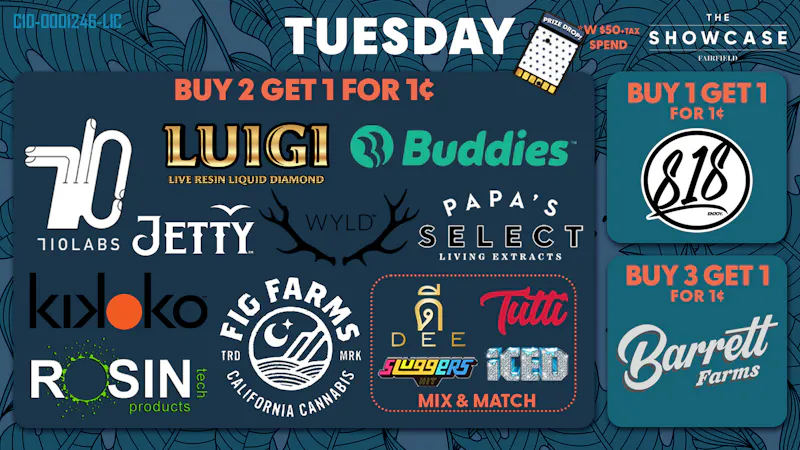 Showcase Delivery TUESDAY DEALS Q1 2026