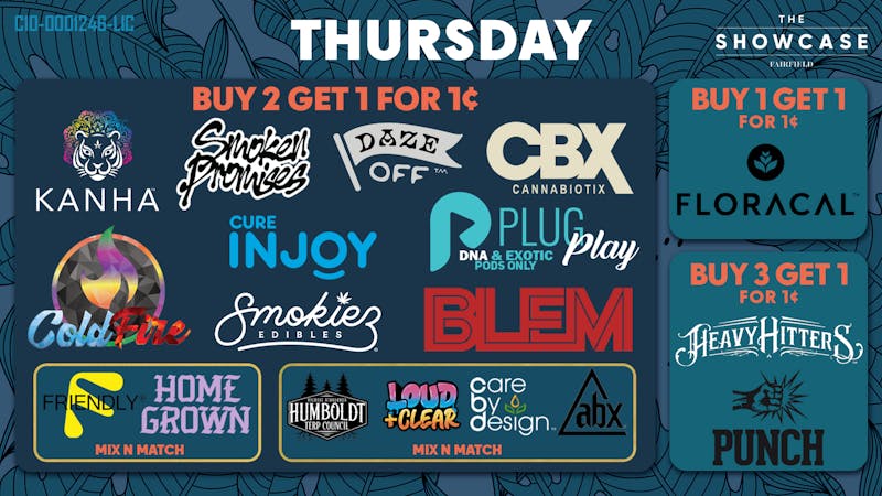 Showcase THURSDAY DEALS Q1 2026