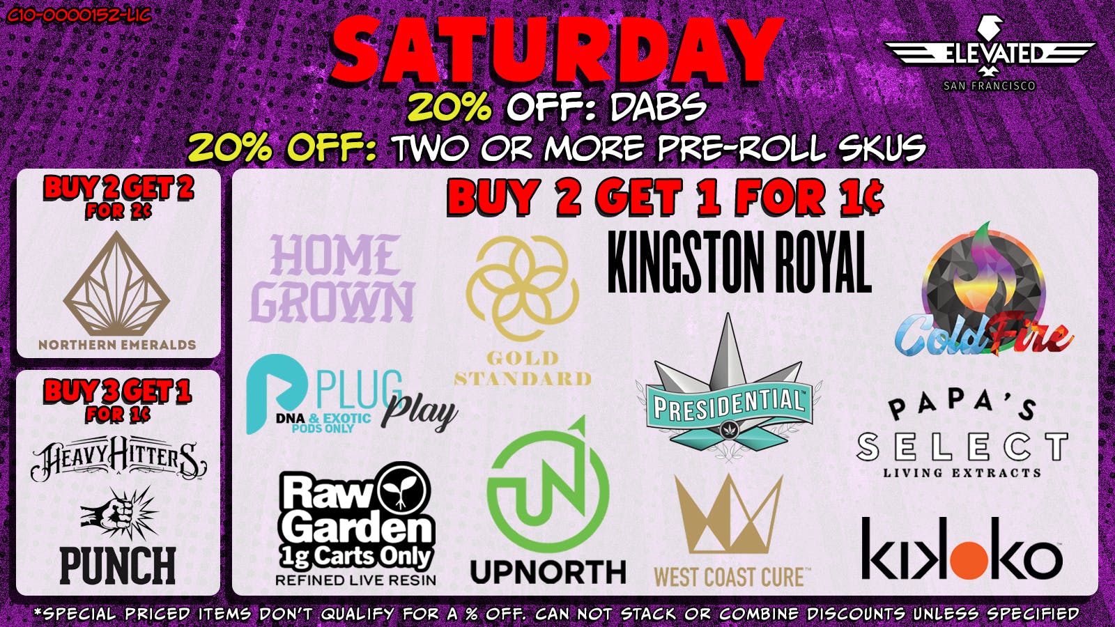Elevated San Francisco Saturday Deals
