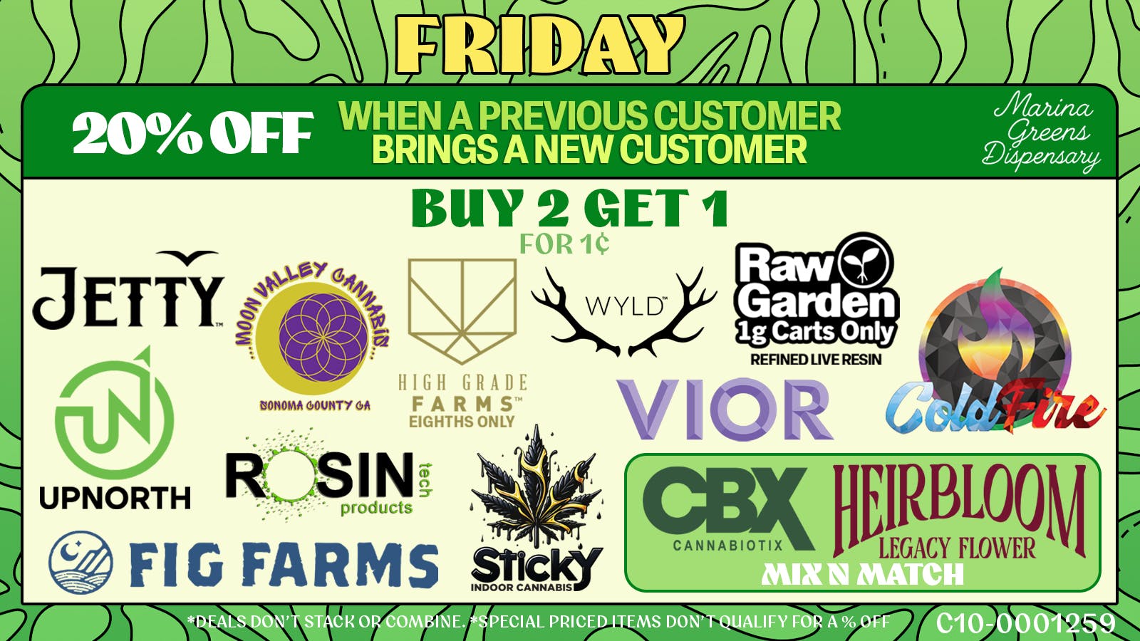 Marina Greens Friday Deals