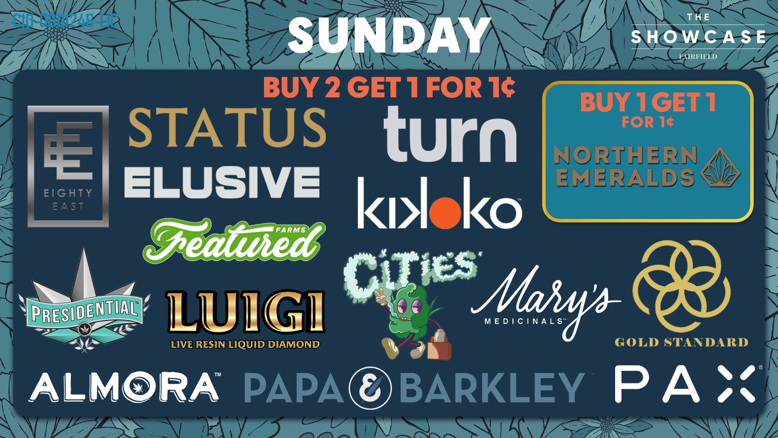 Showcase Sunday Deals